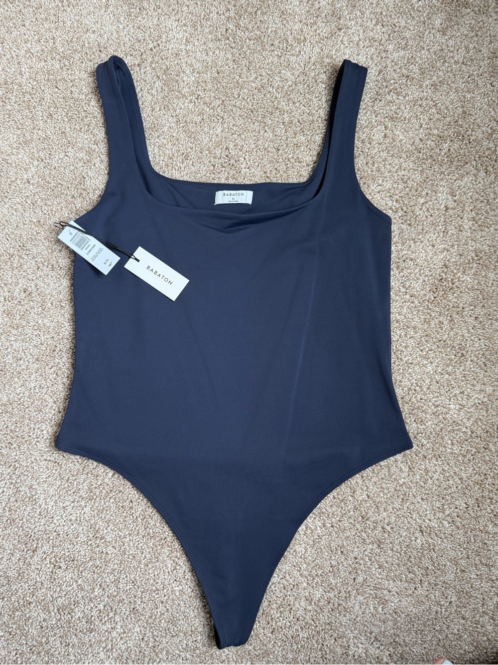 Babaton Navy Contour Bodysuit